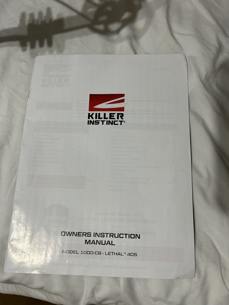 Killer Instinct Crossbow 405 FPS Great Condition cancelled