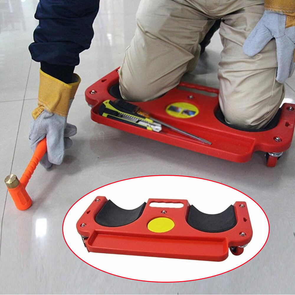Rolling Knee Pads Dolly With Wheels Creeper Rollers Flooring Construction Work