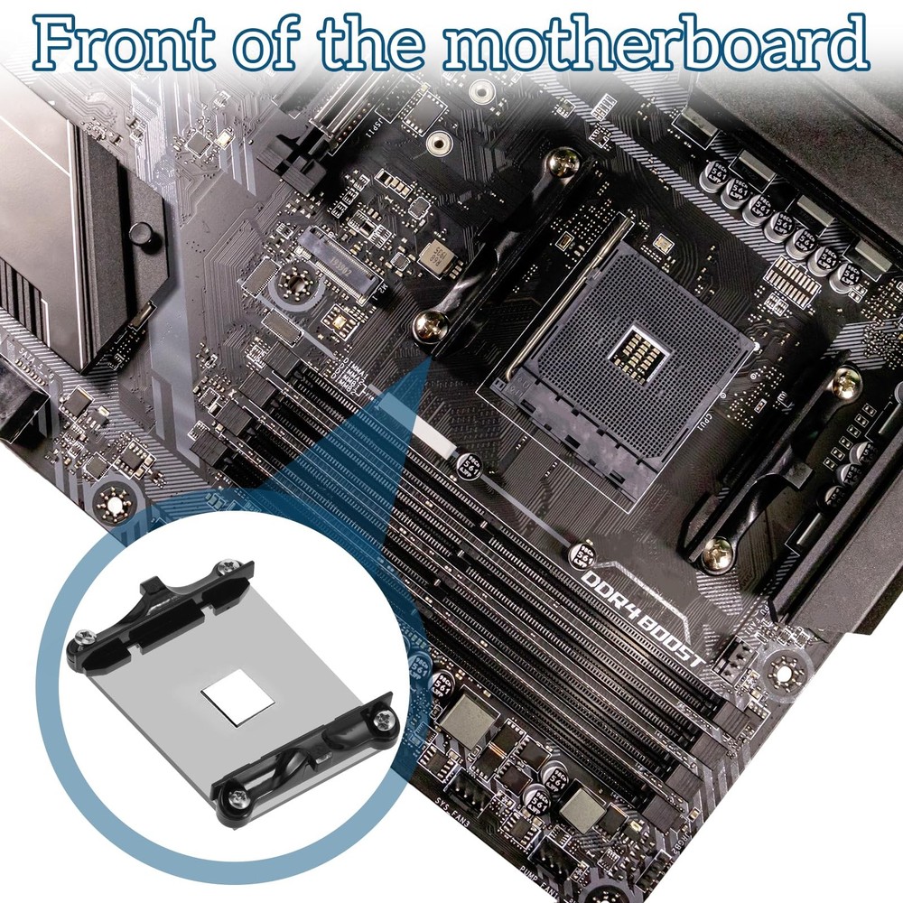CPU Fan Bracket for AM4 Backplate, 2 Pairs Set with Screwdriver...