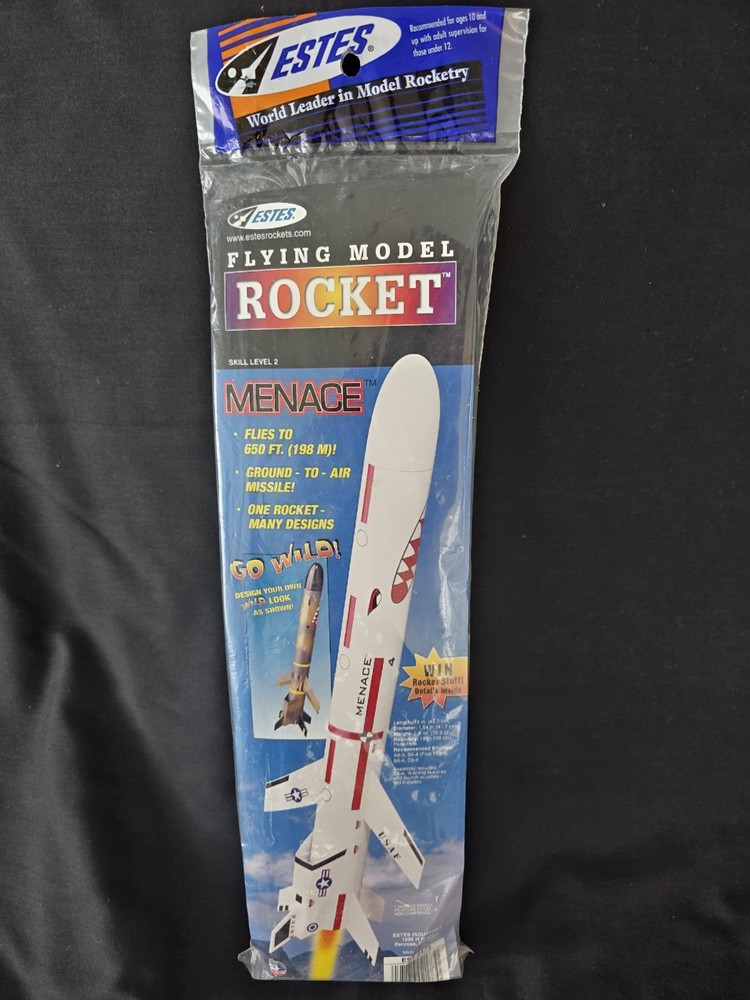 Vintage Estes Model Rocket Menace #2173