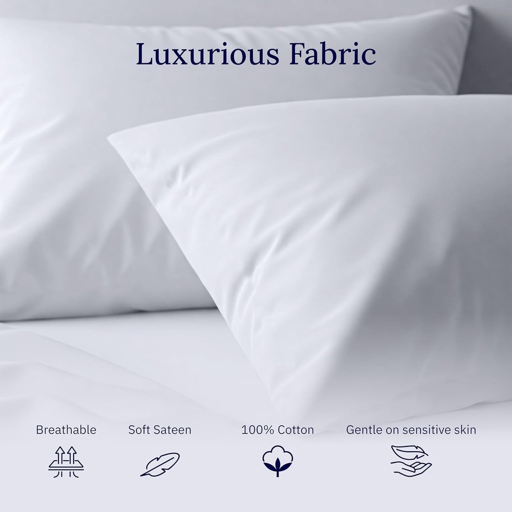 Luxuriously Soft Hotel Quality 600 Thread Count, 100%