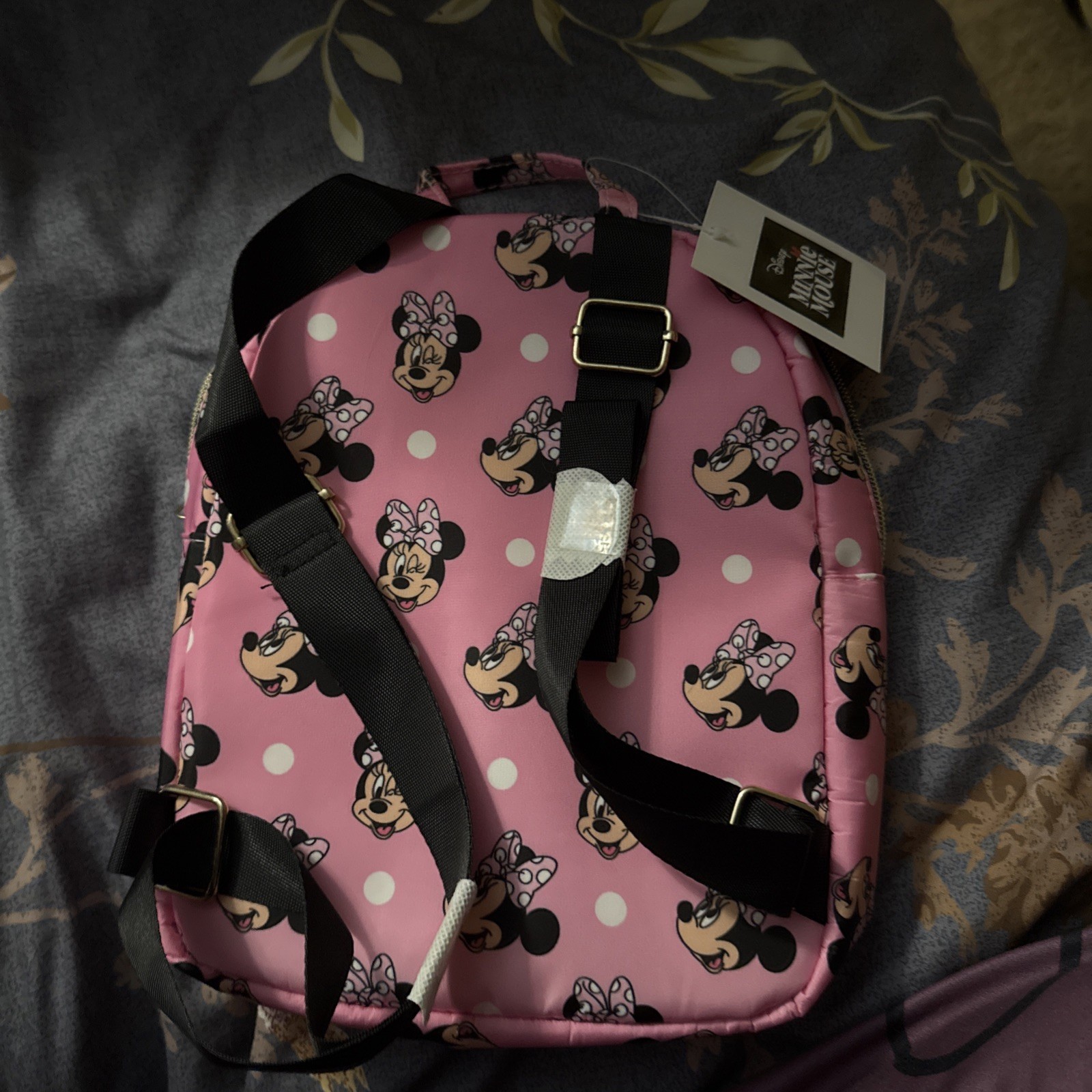 DISNEY MINNIE MOUSE MINI BACKPACK:NWT PINK WITH MINNIE MOUSE