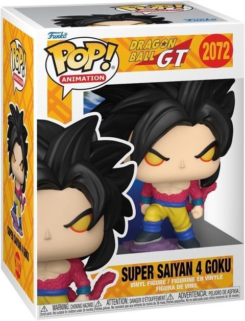 Funko Pop Dragon Ball GT: Super Saiyan 4 Goku Figure w/ Protector