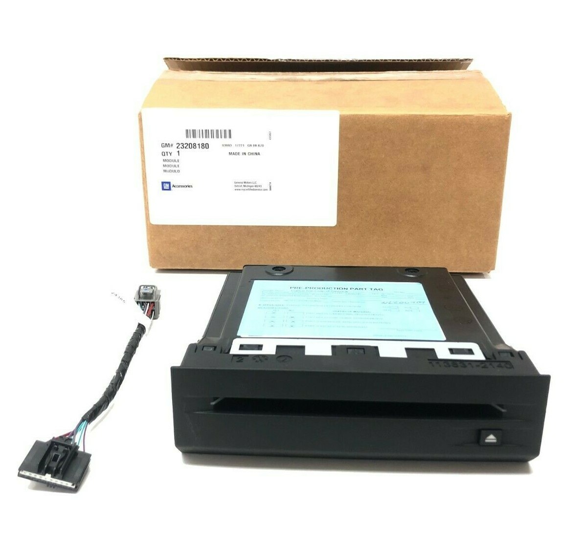 Genuine 2014 Cadillac ATS CTS Audio CD Player Glove Box Mounted 23208180