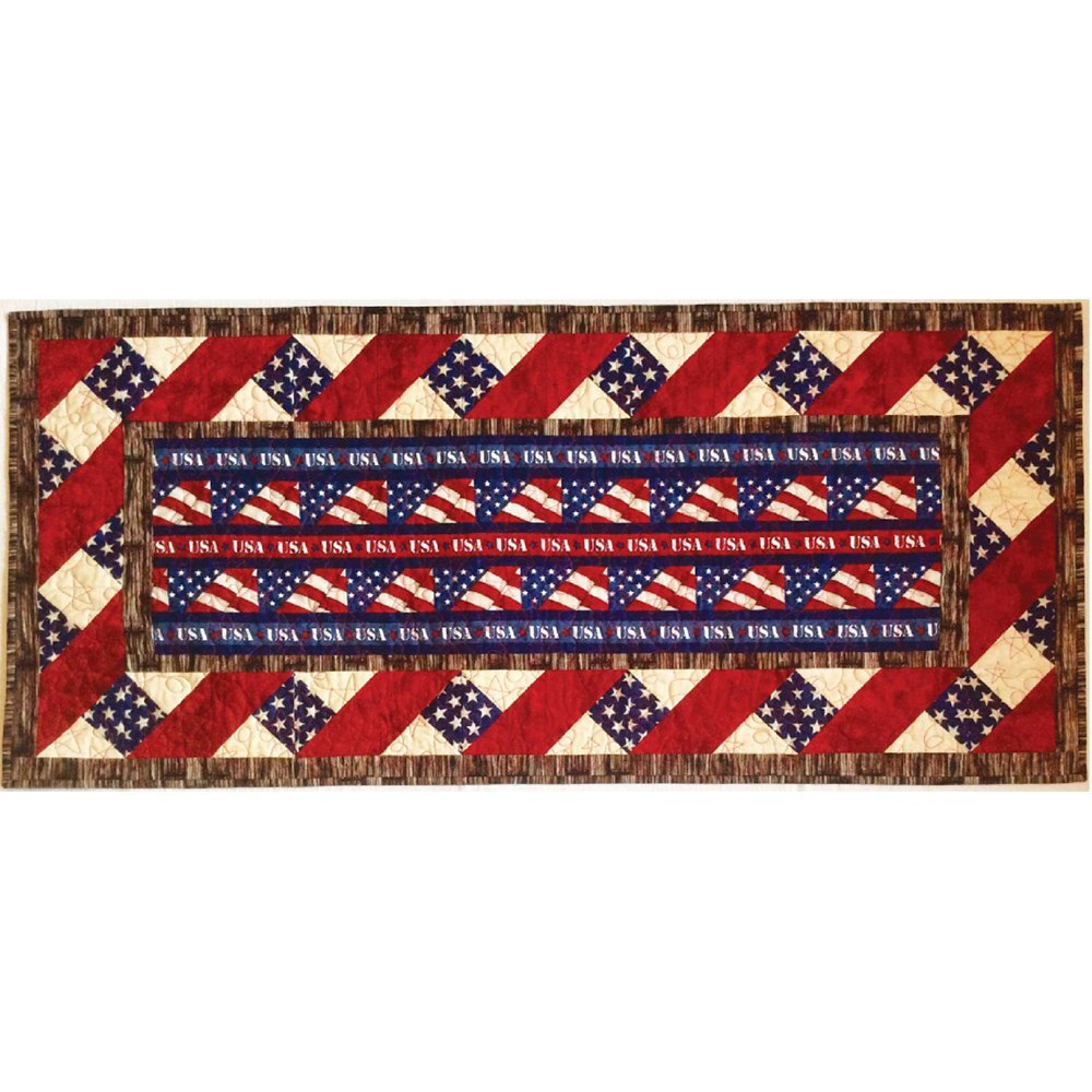 Cut Loose Press, American Honor Table Runner Pattern