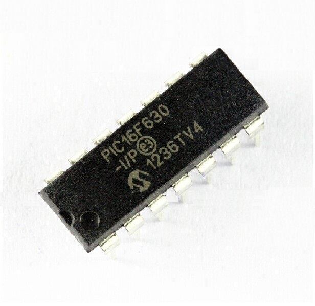 5PCS PIC16F630-I/P PIC16F630 DIP-14 Microcontroller CHIP IC