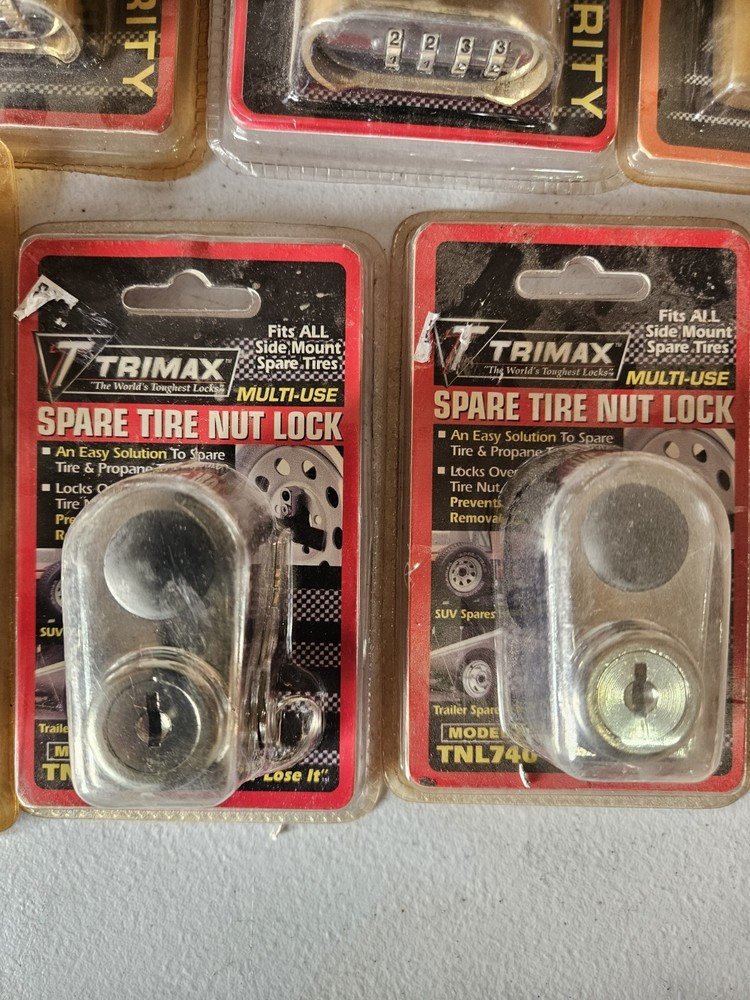 Padlock Assortment Trailer And Hitch Locks