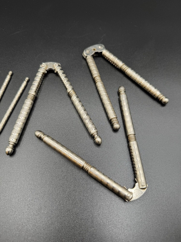 Vintage 3 Nutcracker & 10 Picks Set Shellfish Crab Lobster Tool Set