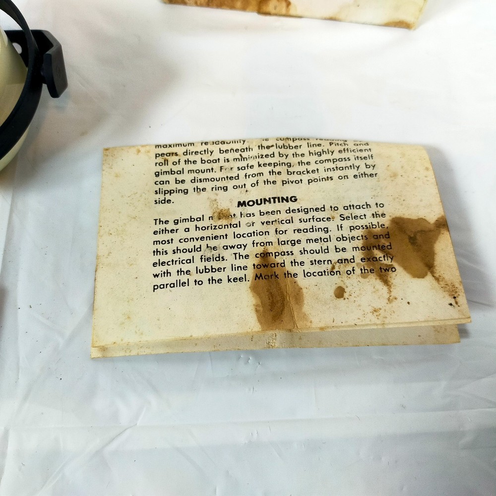 Vintage Airguide chicago Marine Compass Boating Navigation Direction small