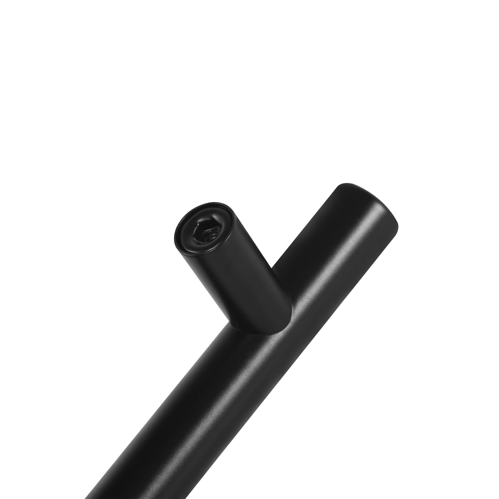 30 Pack Brushed Kitchen Cabinet Pull Stainless Steel Black Drawer T-Bar Handles