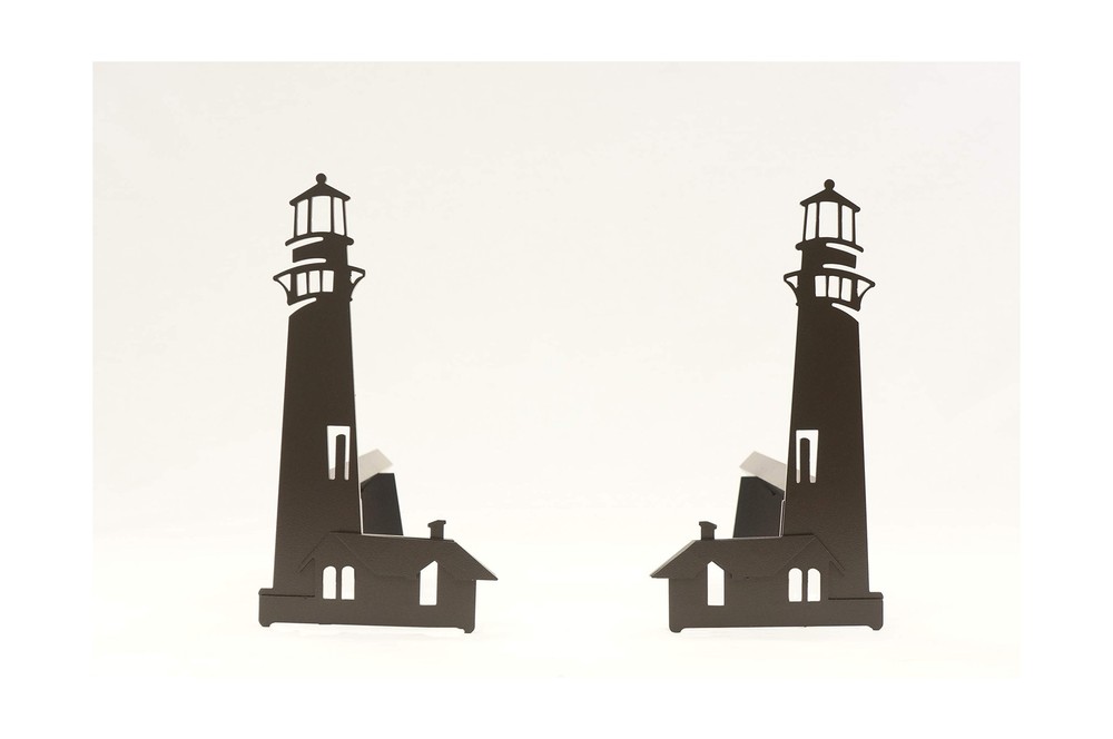 Fireplace Coastal Design Black Andiron