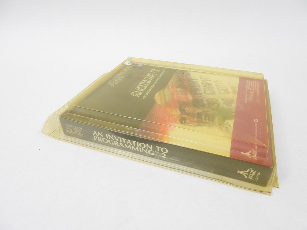Atari 400/800 Invitation To Programming 2: Vintage Sealed Cassette (nice)
