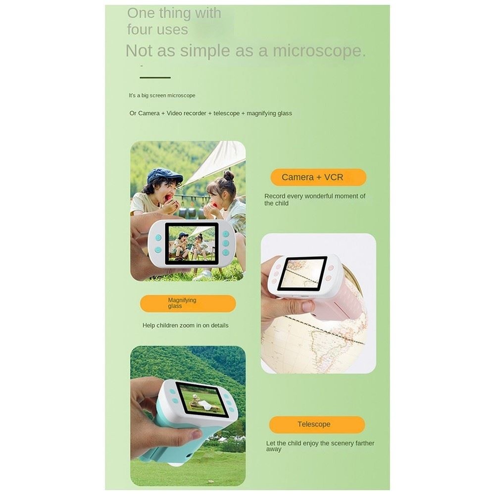 Kids Microscope Kids Digital Microscope Science Exploration Tool for Kids