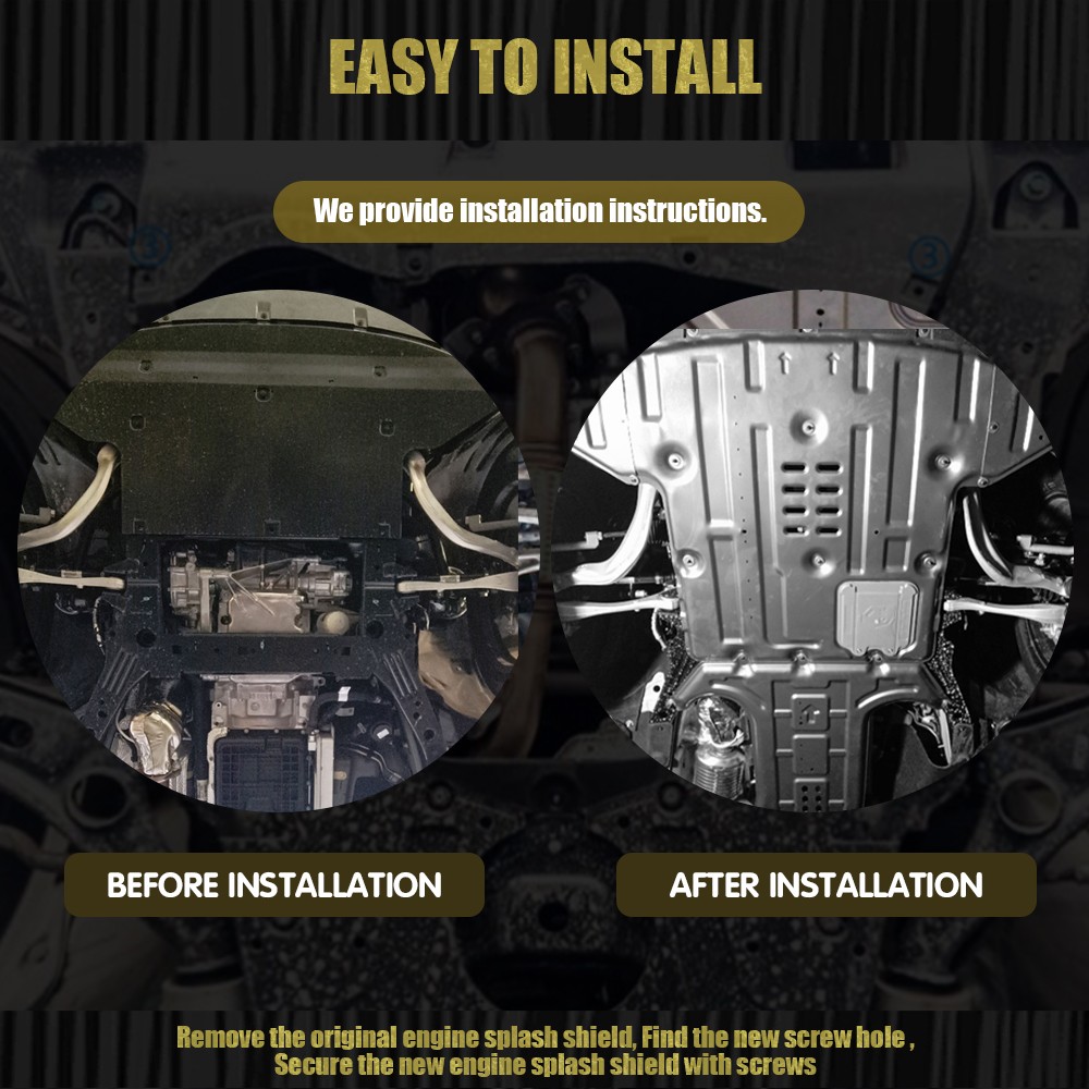 Front Engine Motor Splash Guard For Ford EXPLORER 2020-2024 Engine Shield Board