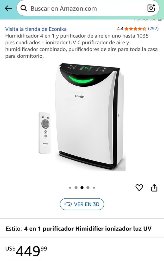 ECONICA SMART TRUE HEPA AIR PURIFIER
