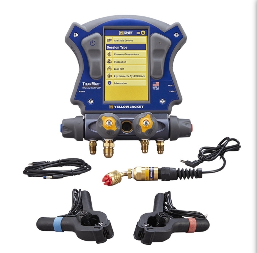 Yellow Jacket 40881 TITANMAX Digital Manifold