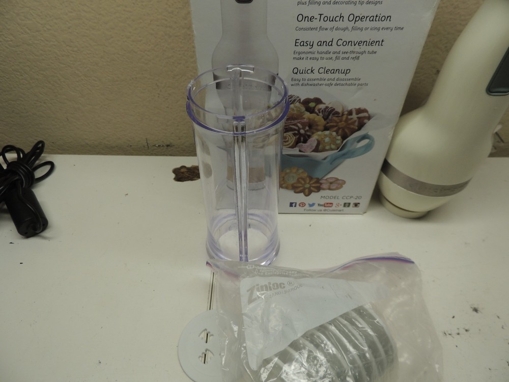 Cuisinart Electric Cookie Press CCP-20 8 Discs 8 Tips COMPLETE