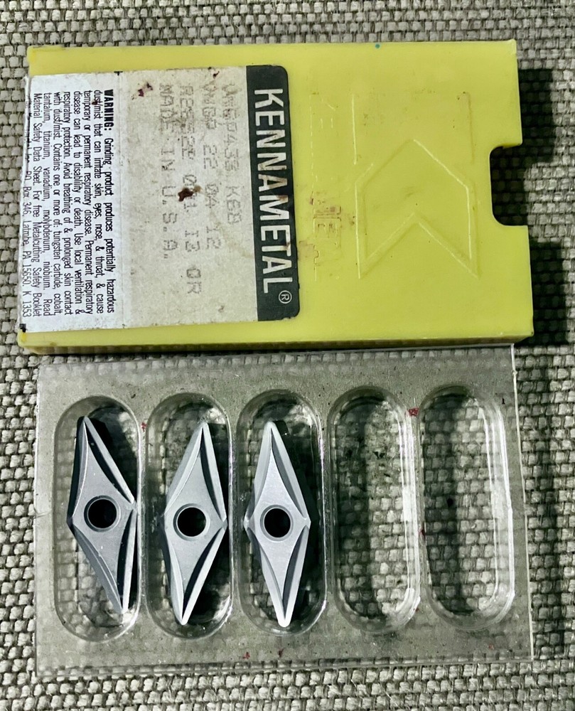 Kennametal VNGP 433 Grade: K68 Inserts - QTY: 3