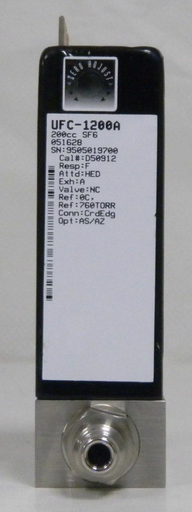 Unit UFC-1200A Mass Flow Controller, Gas- SF6, Range- 200 CC, Used