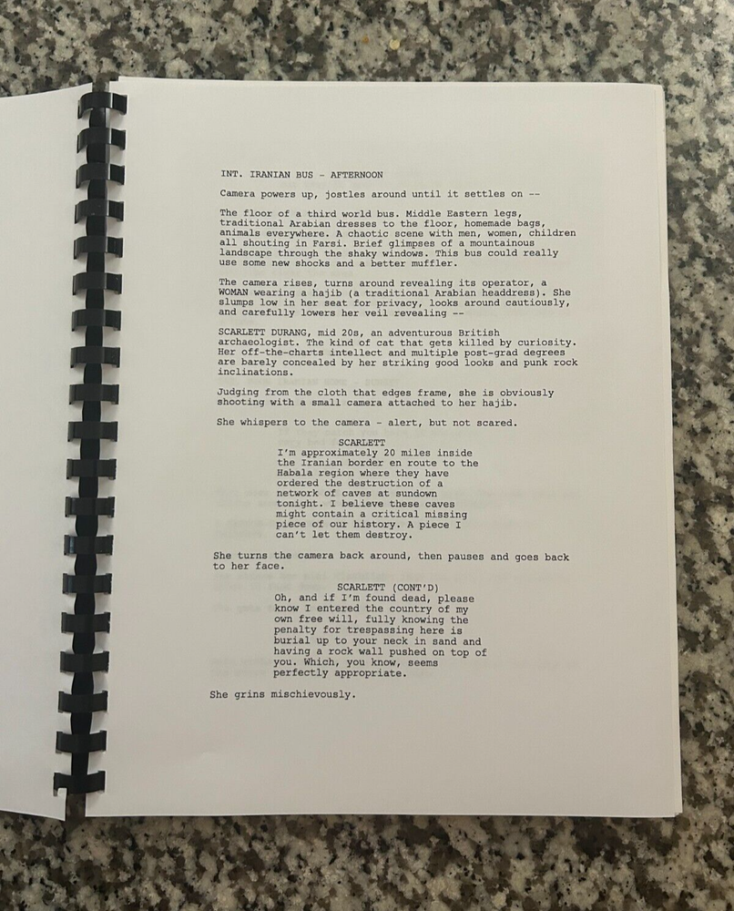 As Above So Below Horror Movie Script Reprint Full Screenplay Script