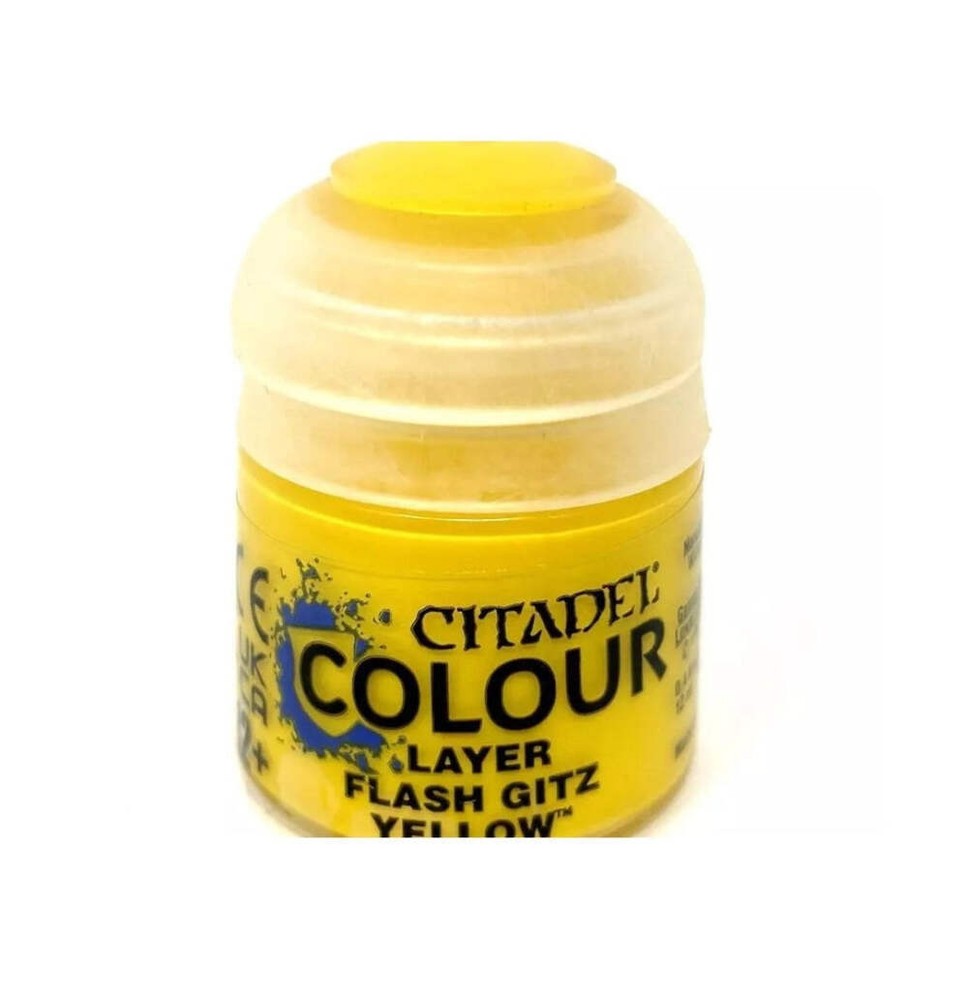 Layer Flash Gitz Yellow 12Ml Games Workshop Citadel Miniature Paint