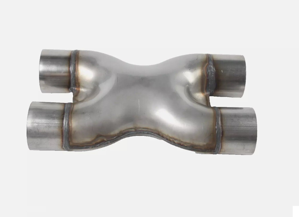 X-pipe 3" Universal exhaust pipe 304 stainless steel