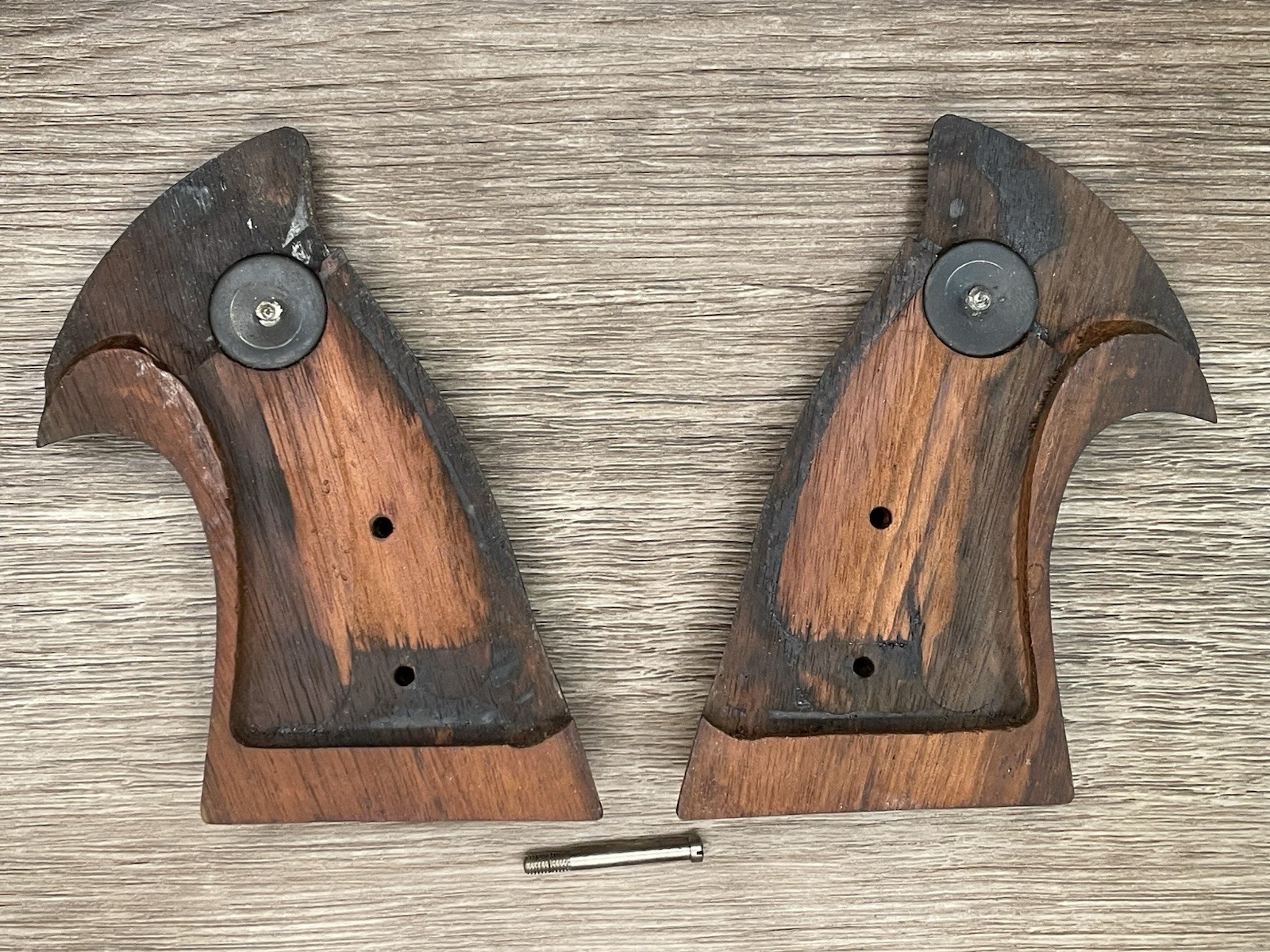 Vtg Smith & Wesson Early N Frame Square Butt Diamond Target Factory Grip