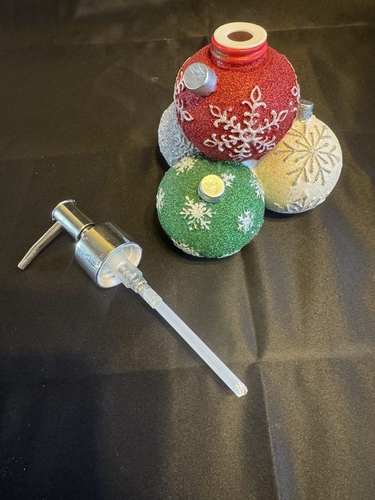 Christmas Ornament Soap Dispenser