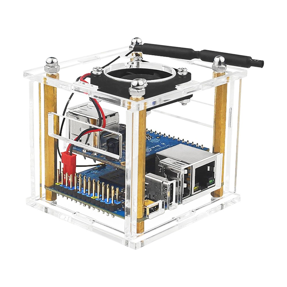 For Orange Pi Zero 3 Acrylic Case Transparent Enclosure Clear Protective Shell