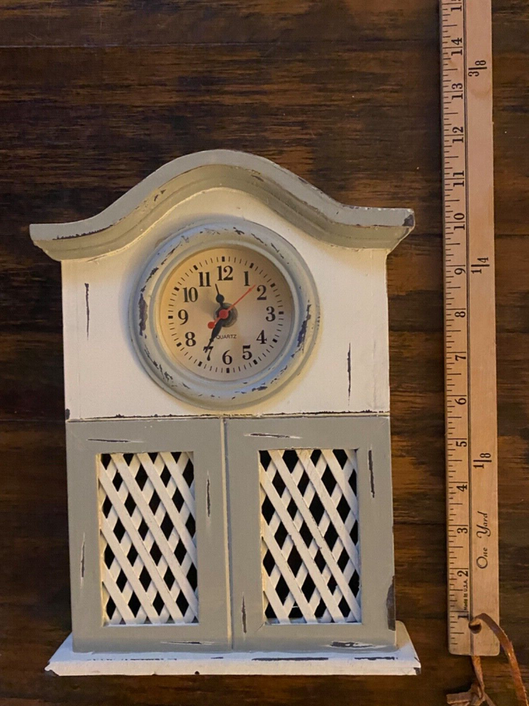 New! Shabby chic ~country cottage clock