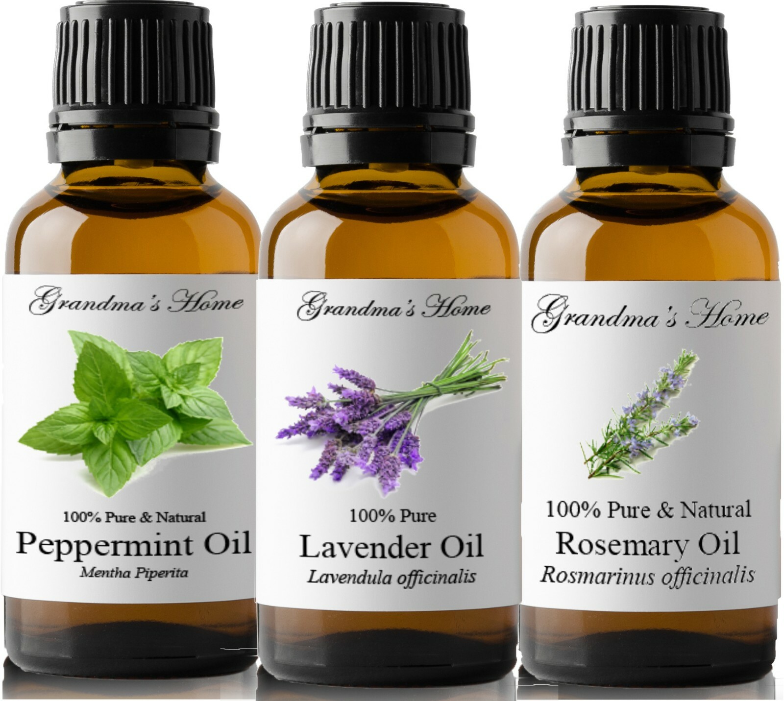 100% Pure Essential Oils Grandma's Home Sizes 5 mL up to 2 oz