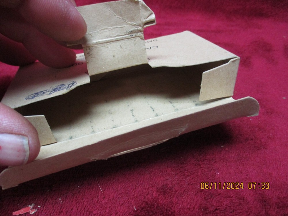 Vintage USGI Caliber .30 M1909 Blank Ammo Box, (EMPTY)