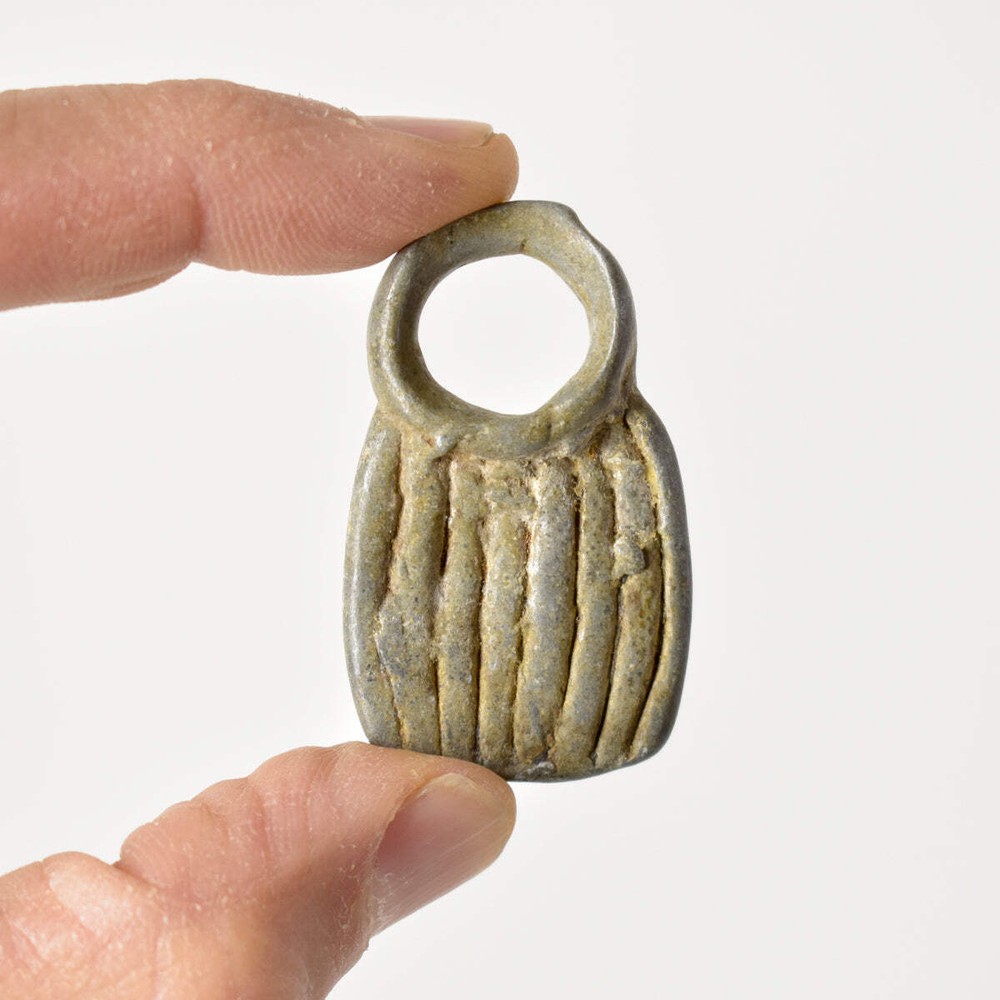 Metal Ring Silver Pendant Ethiopia