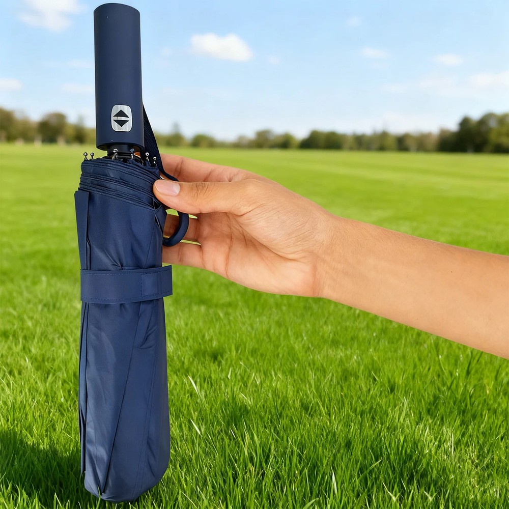 Windproof Travel Umbrella - Automatic Umbrellas for Rain, Compact Folding Umbrel