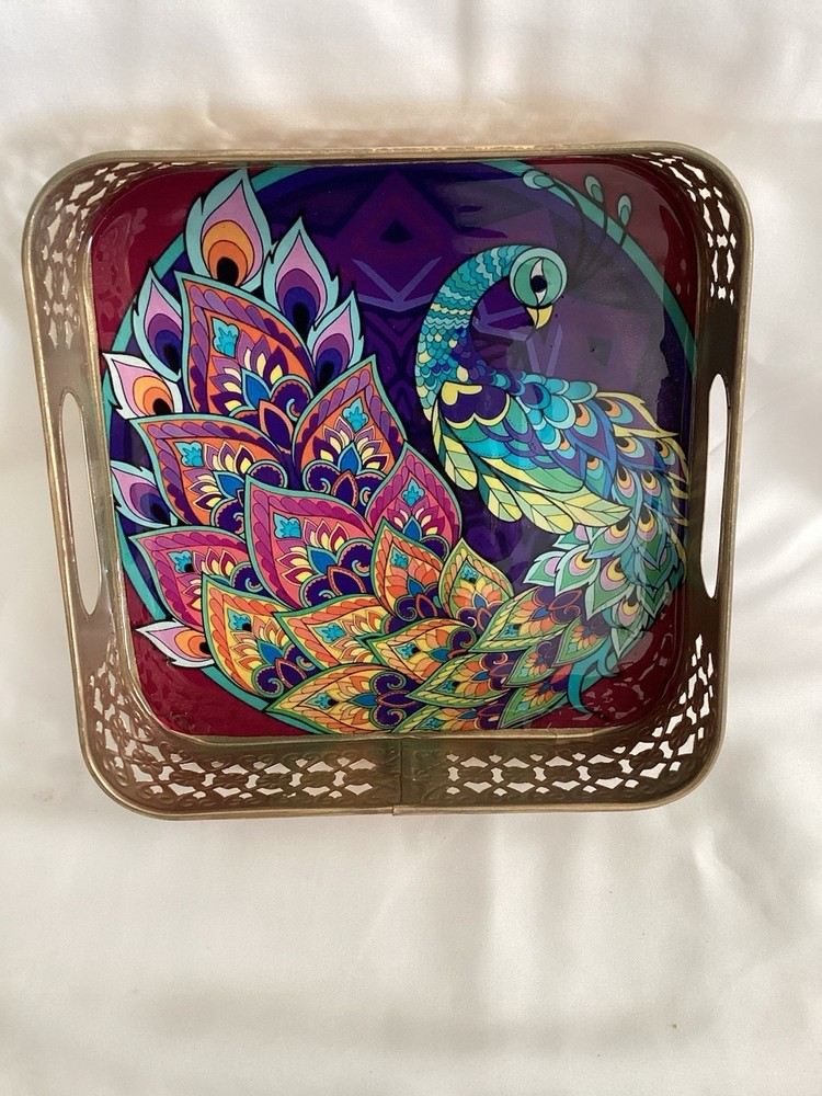 Pichwai Tray 8x8x2