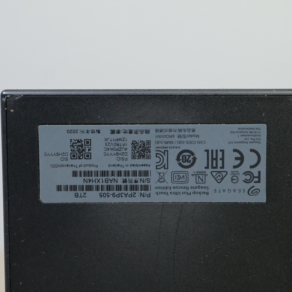 Seagate 2TB Backup Plus Ultra Touch External Hard Drive