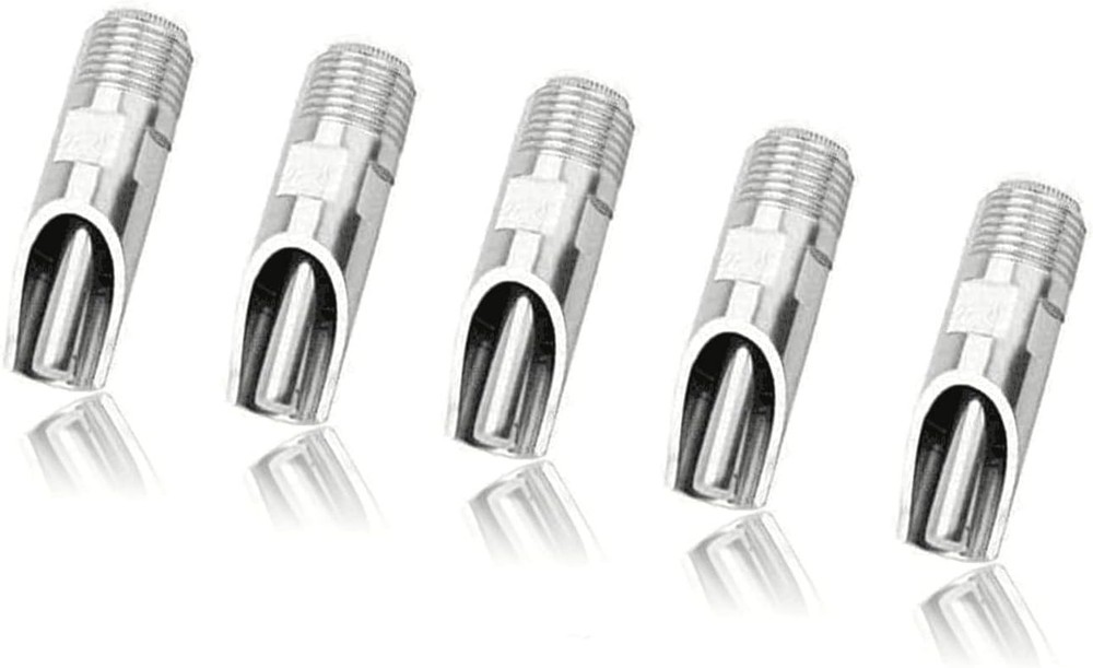5pc Stainless Steel Automatic Pig Nipple Water Drinker Feeder - Easy Hydration