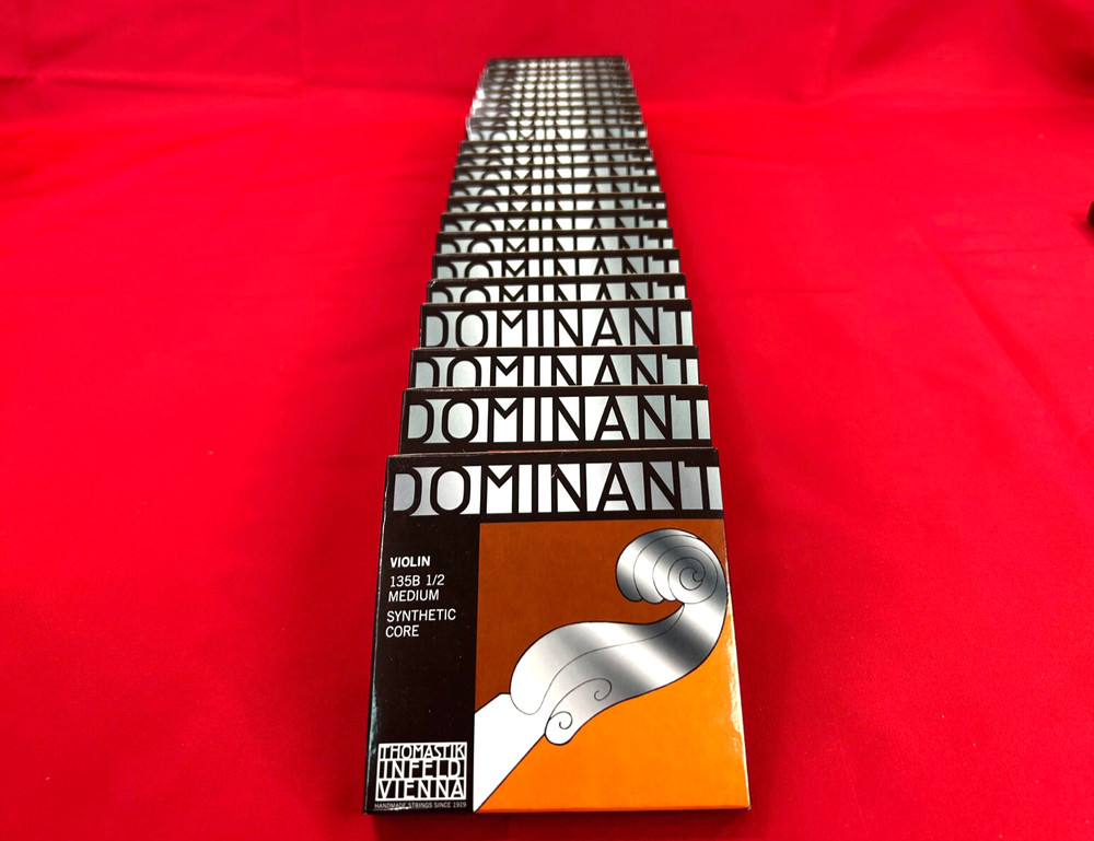 100% Authentic Thomastik Dominant 135B Violin String  Set 1/2  E Ball