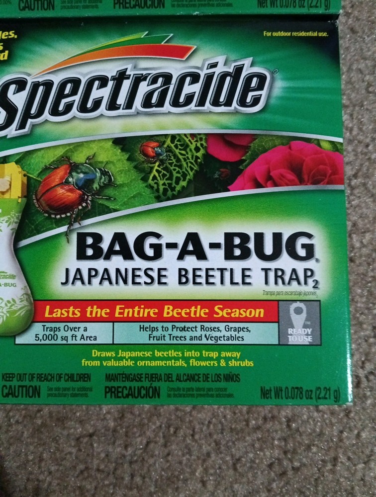 5 Pack Spectracide Bag A Bug Japanese Beetle Trap 16901