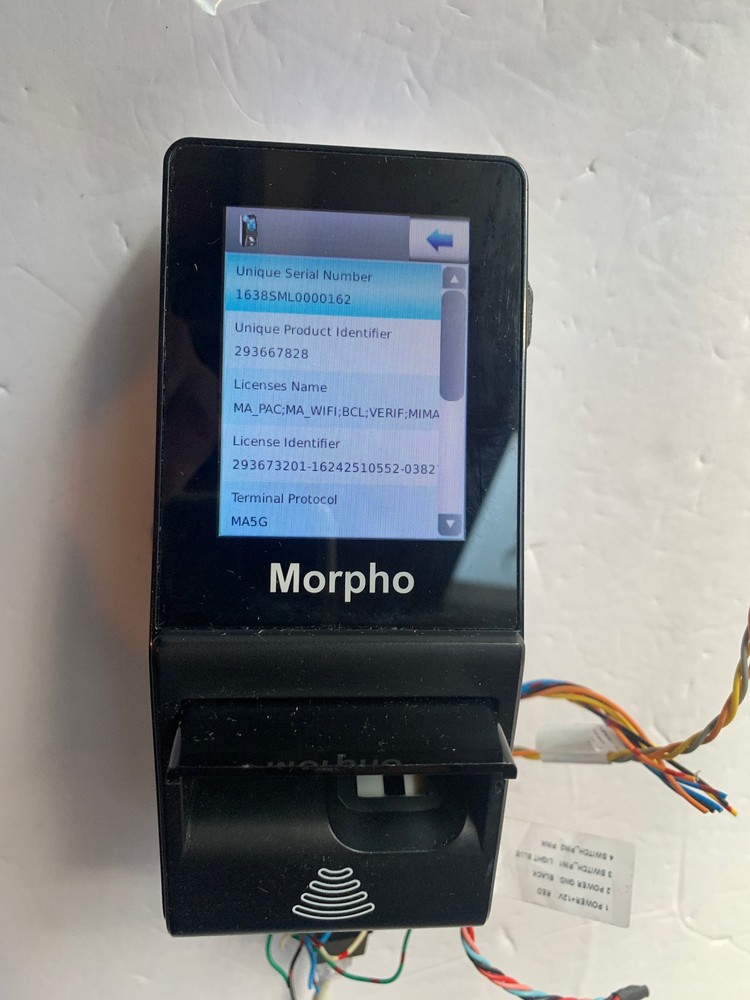 Safran MorphoAccess Sigma LIte+ Prox MPH-AC001A Biometric Access Idemia Reader