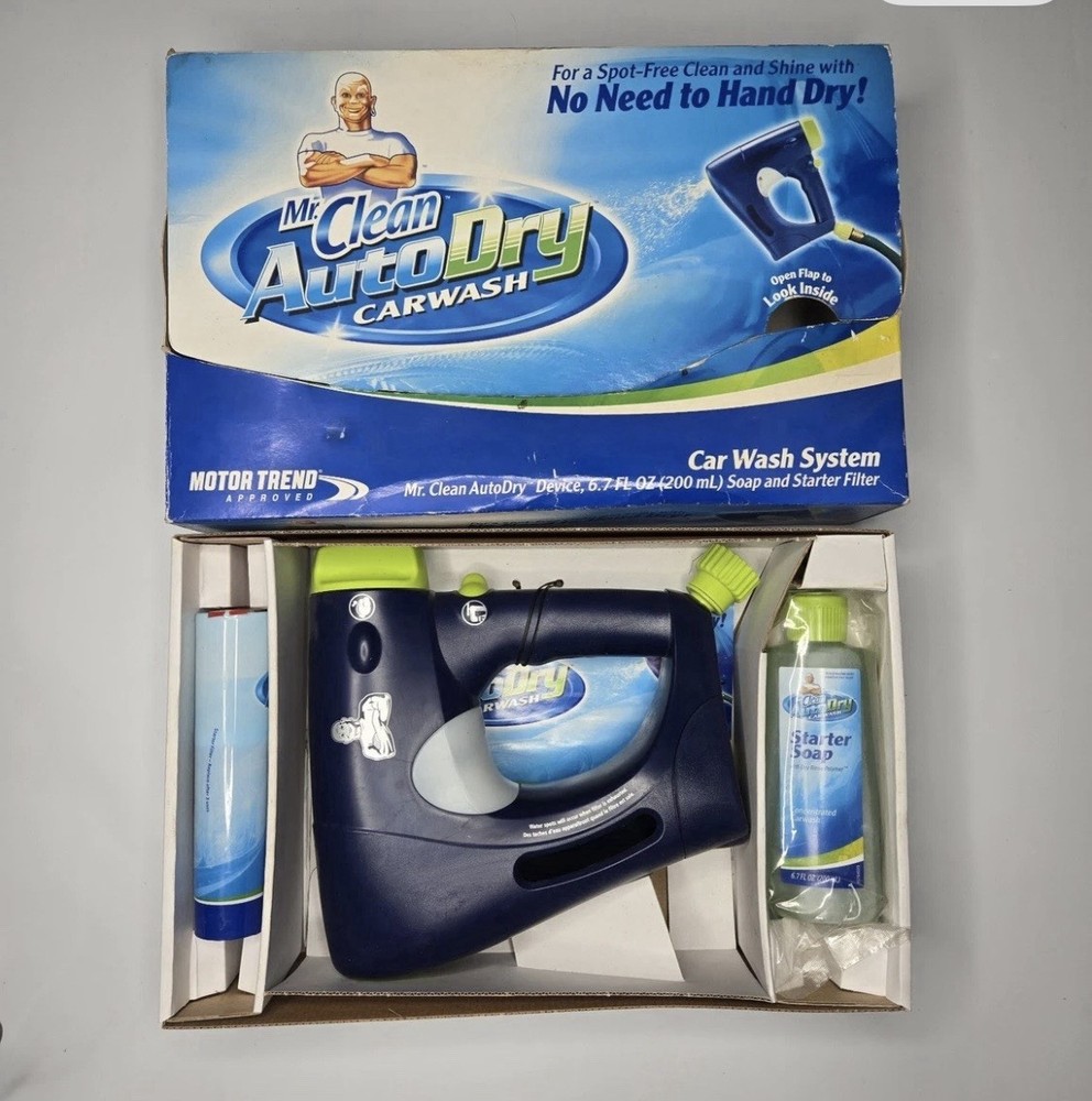 Mr Clean Auto Dry Car Wash System NOS Unused Sealed Containers