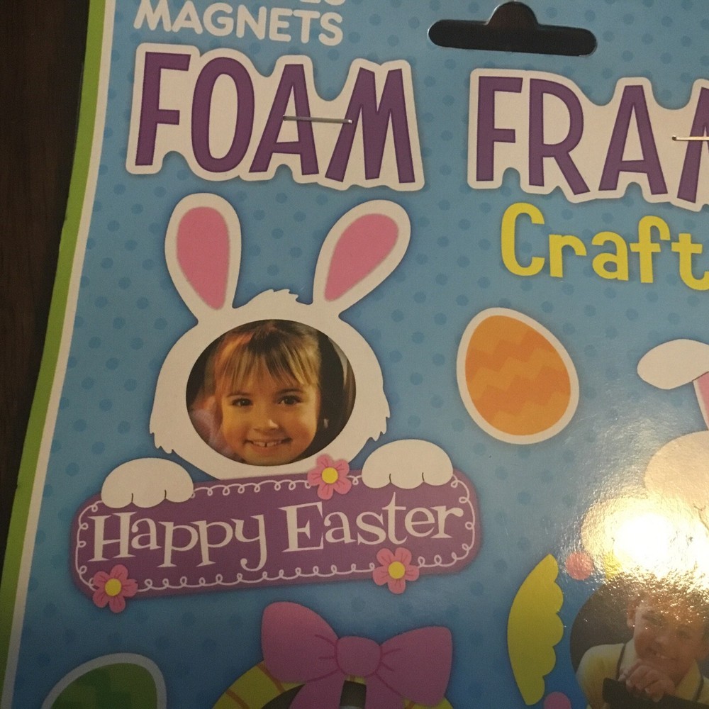 Easter Foam Frame Craft Kit Include Magnets