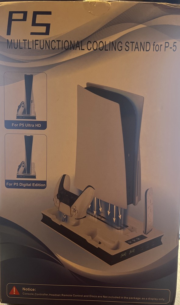 P5 Series Multifunctional Cooling Stand & Dual Controller Charging.NEW FREE SHIP