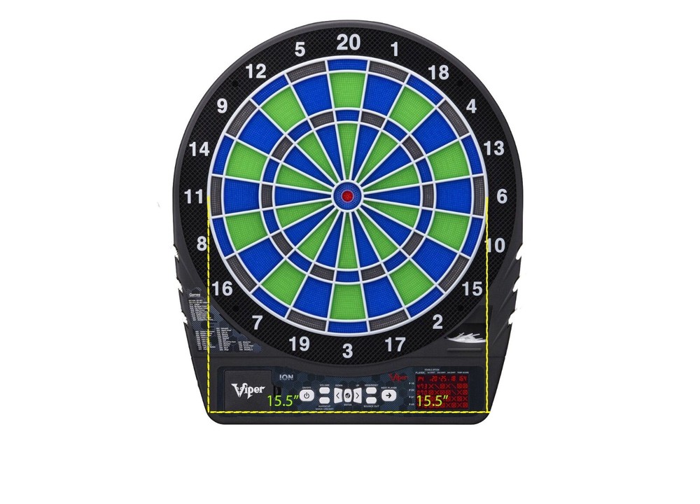 Focus Foam 20, 19, 18 Segment Electronic Dartboard Training Pad (15.5")
