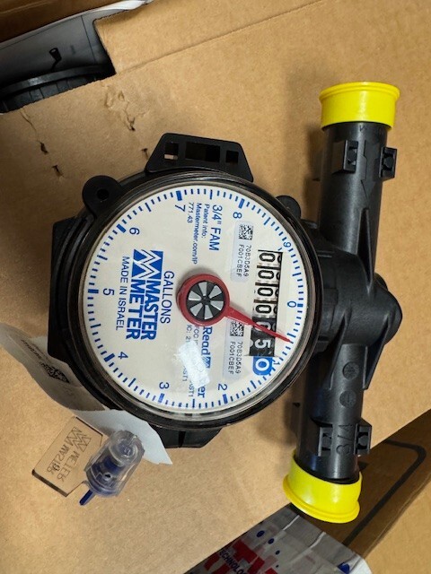 Master Meter FAM water meter with Readmaster AMR