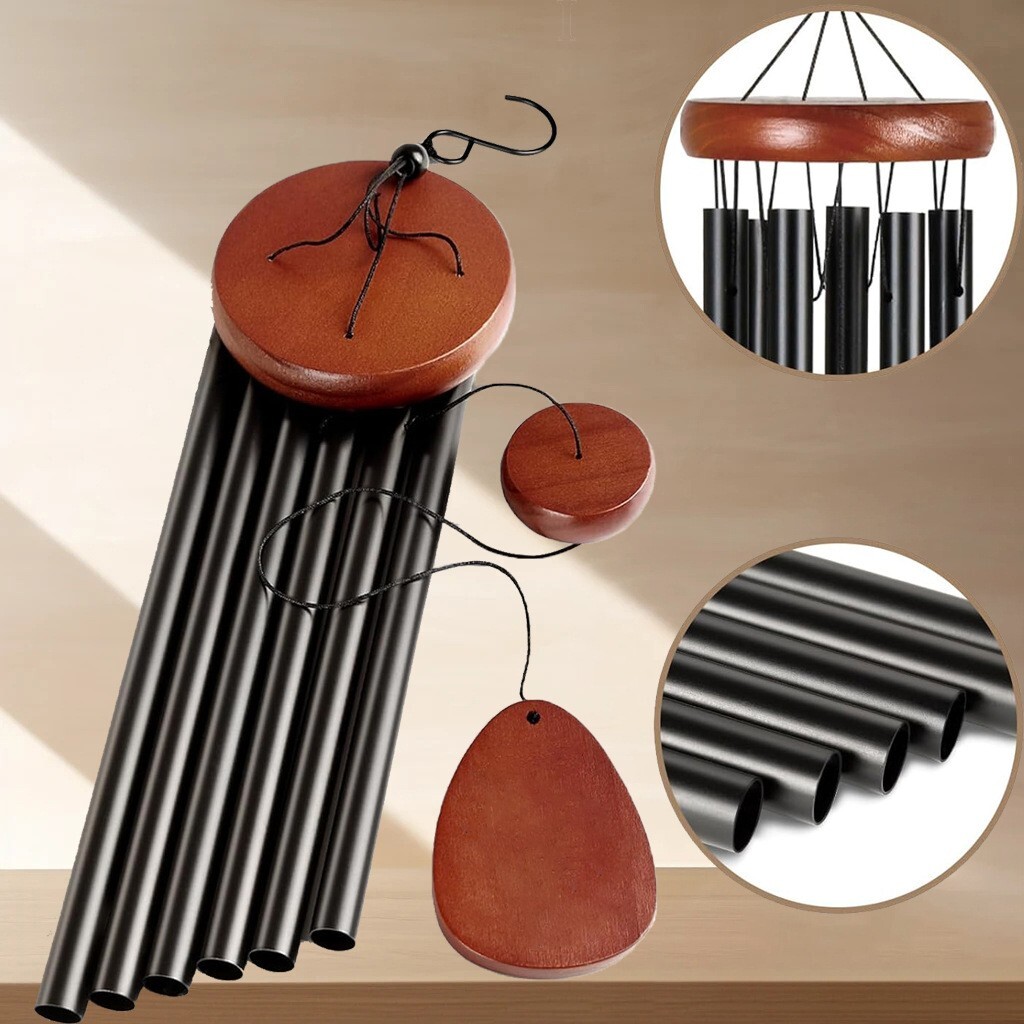 Large Deep Resonance Serenity Wind Chimes Metal Deep Tone Outdoor Home Decor US