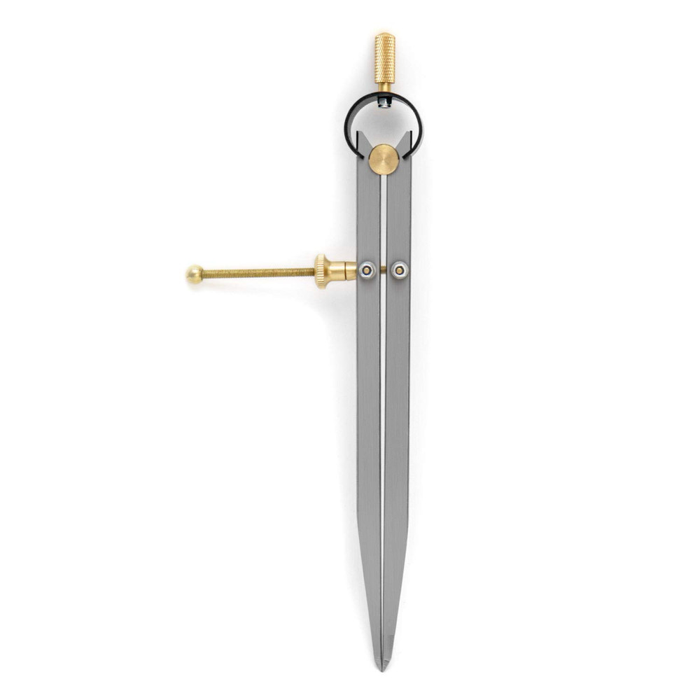 Precision Spring Divider | 7-7/8" Flat Leg Caliper for Geometry & Drawing