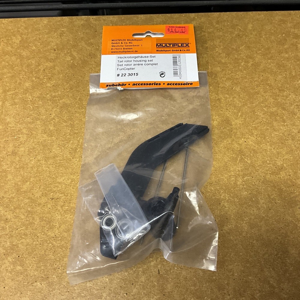 Multiplex (22 3015) Tail Rotor Housing Set  NIB