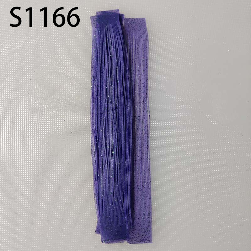 Std1159-1192 Silicone Skirt Tab Replacement Material Jig Lure Skirts 100ct