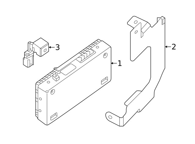 Genuine GM Mobile Telephone Microphone 19317253